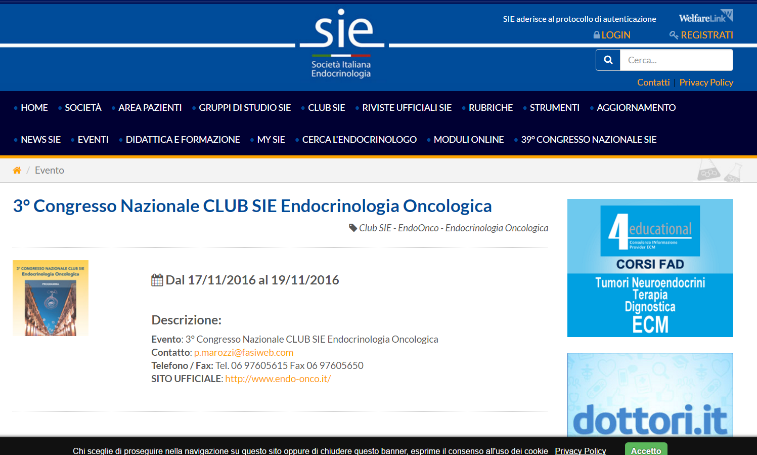 3° Congresso Nazionale Club SIE - Endocrinologia Oncologica